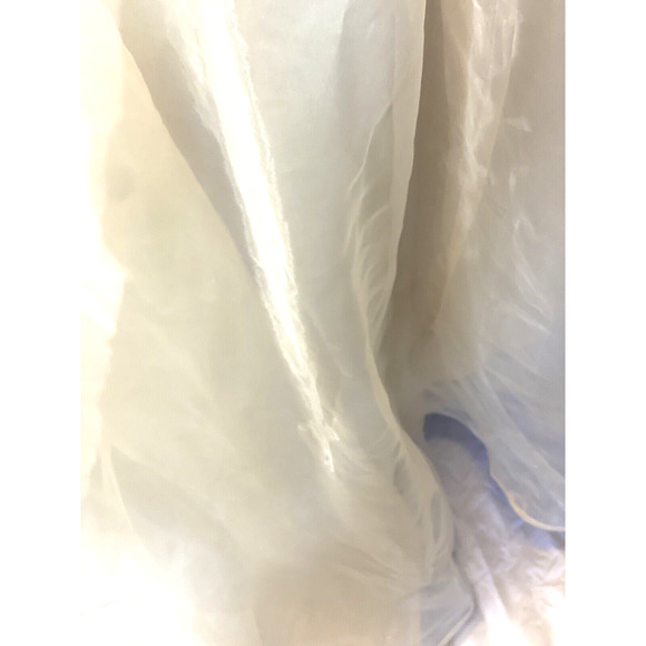 Long Formal Sleeveless Dress Tulle Lace HiLo Hem Holiday Wedding Ballgown Stage - Picture 9 of 9